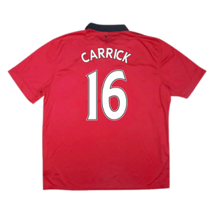 Manchester United 2013-14 Home Shirt (Small) (Very Good) (Carrick 16)_1