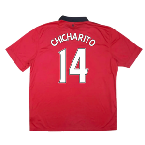 Manchester United 2013-14 Home Shirt (Very Good) (Chicharito 14)_1