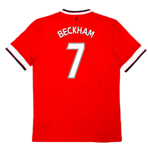 Manchester United 2014-15 Home Shirt (Excellent) (Beckham 7)_1