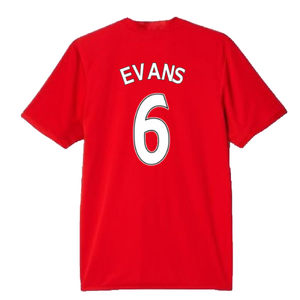 Manchester United 2015-16 Home Shirt (M) (Excellent) (Evans 6)_1