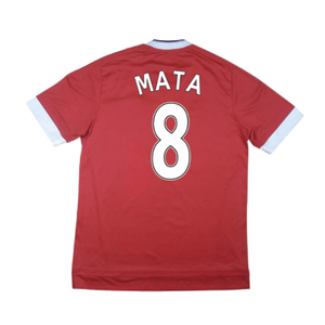 Manchester United 2015-16 Home Shirt ((Good) S) (Mata 8)_2