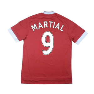 Manchester United 2015-16 Home Shirt ((Good) XS) (Martial 9)_2