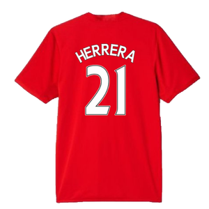 Manchester United 2015-16 Home Shirt (Very Good) (Herrera 21)_1