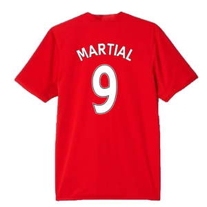 Manchester United 2015-16 Home Shirt (S) (Martial 9) (Very Good)_1