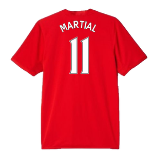 Manchester United 2016-17 Home (M) (Mint) (Martial 11)_1
