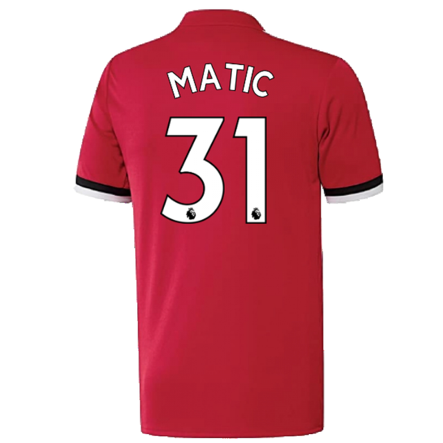 Manchester United 2017-18 Home Shirt ((Excellent) L) (Matic 31)_2