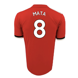 Manchester United 2017-18 Home Shirt (XL) (Excellent) (Mata 8)_1