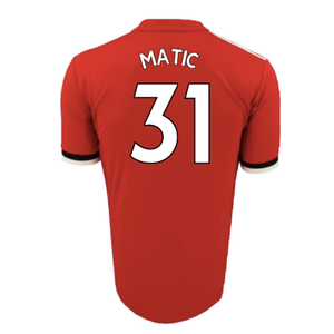 Manchester United 2017-18 Home Shirt (XL) (Excellent) (Matic 31)_1