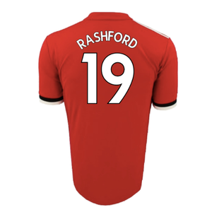 Manchester United 2017-18 Home Shirt (Excellent) (Rashford 19)_1