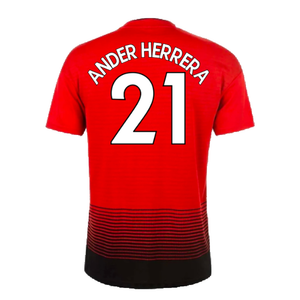 Manchester United 2018-19 Home Shirt (Mint) (Ander Herrera 21)_1