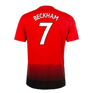 Manchester United 2018-19 Home Shirt (2XL) (Very Good) (Beckham 7)_1