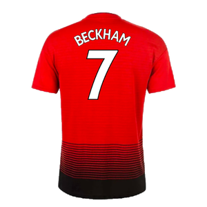 Manchester United 2018-19 Home Shirt (Very Good) (Beckham 7)_1