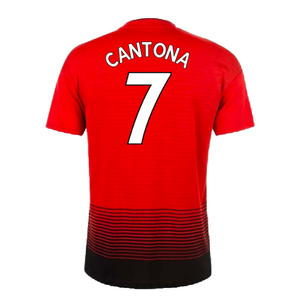 Manchester United 2018-19 Home Shirt (L) (Good) (Cantona 7)_1