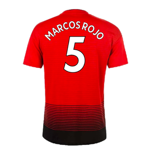 Manchester United 2018-19 Home Shirt (2XL) (Very Good) (Marcos Rojo 5)_1