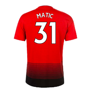 Manchester United 2018-19 Home Shirt (M) (Excellent) (Matic 31)_1