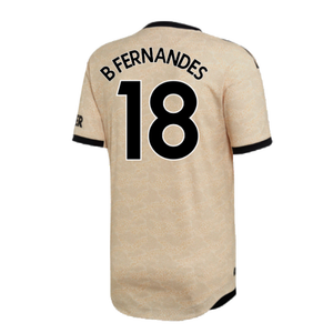 Manchester United 2019-20 Away Shirt (S) (Excellent) (B Fernandes 18)_1