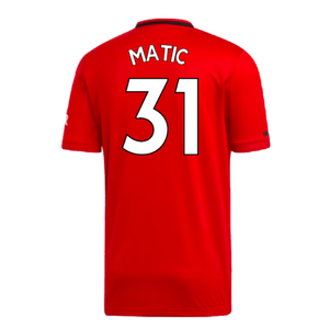 Manchester United 2019-20 Home Shirt (M) (Excellent) (Matic 31)_1