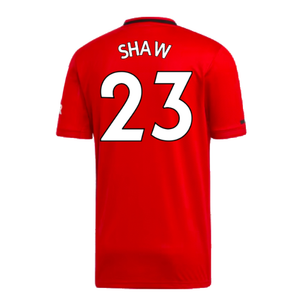 Manchester United 2019-20 Home Shirt (M) (Excellent) (Shaw 23)_1