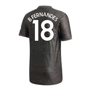 Manchester United 2020-21 Away Shirt (Mint) (B FERNANDES 18)_1