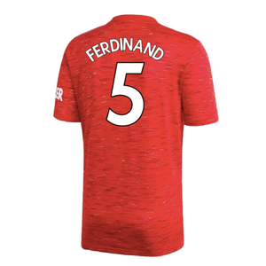 Manchester United 2020-21 Home Shirt (Very Good) (FERDINAND 5)_1