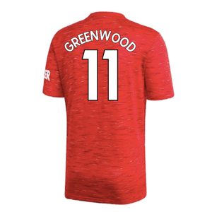 Manchester United 2020-21 Home Shirt (15-16Y) (Excellent) (GREENWOOD 11)_1