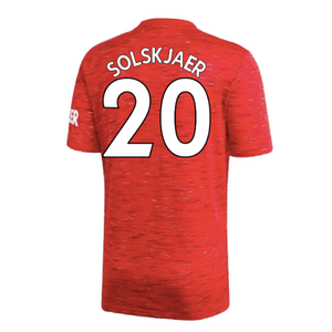 Manchester United 2020-21 Home Shirt (Very Good) (SOLSKJAER 20)_1