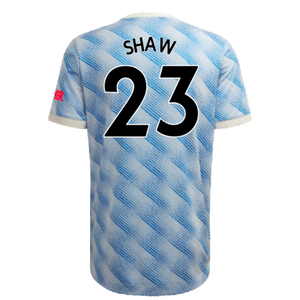 Manchester United 2021-22 Away Shirt (L) (Excellent) (SHAW 23)_1