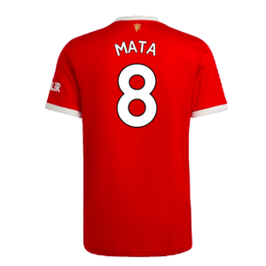 Manchester United 2021-22 Home Shirt (XL) (Good) (MATA 8)_1