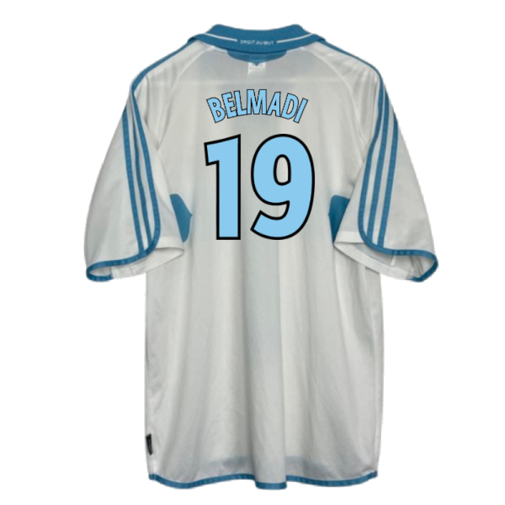 Marseille 2000-01 Home Shirt (XL) (Very Good) (Belmadi 19)_1