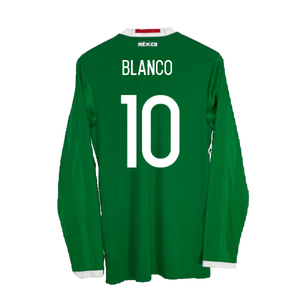 Mexico 2016-2017 Long Sleeve Home Shirt (XL) (Excellent) (Blanco 10)_1