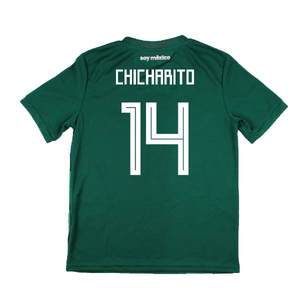 Mexico 2018-19 Home Shirt (Mint) (Chicharito 14)_1