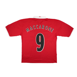 Middlesbrough 2004-05 Home Shirt With Cup Winners Embroidery (L) (Maccarone 9) (Very Good)_1