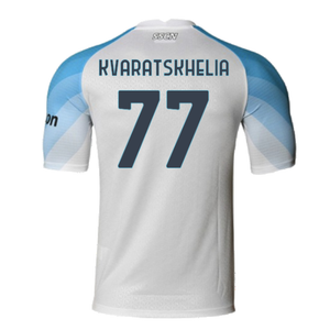 Napoli 2022-2023 Away Player Issue Shirt (XL) (Very Good) (Kvaratskhelia 77)_1