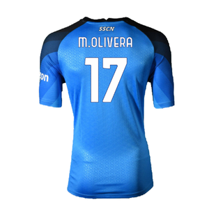 Napoli 2022-23 Home Shirt (XL) (Good) (M.Olivera 17)_1