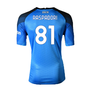 Napoli 2022-23 Home Shirt (S) (Excellent) (Raspadori 81)_1