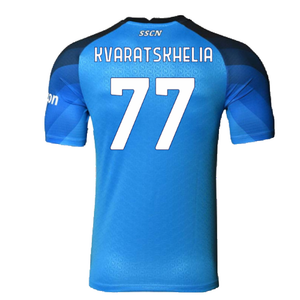 Napoli 2022-23 Player Issue Home Shirt (L) (Very Good) (Kvaratskhelia 77)_1