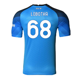 Napoli 2022-23 Player Issue Home Shirt (XL) (Fair) (Lobotka 68)_1