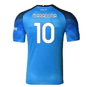 Napoli 2022-23 Player Issue Home Shirt (M) (Excellent) (Maradona 10)_1