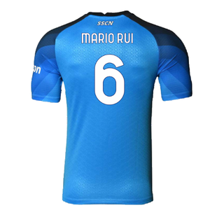 Napoli 2022-23 Player Issue Home Shirt (S) (Excellent) (Mario Rui 6)_1