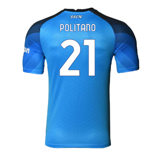 Napoli 2022-23 Player Issue Home Shirt (L) (Very Good) (Politano 21)_1