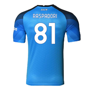 Napoli 2022-23 Player Issue Home Shirt (XXL) (Excellent) (Raspadori 81)_1