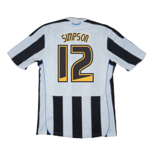 Newcastle United 2009-10 Home Shirt (S) (Excellent) (Simpson 12)_1