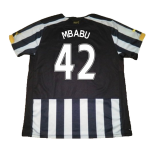 Newcastle United 2014-15 Home Shirt (L) (Good) (Mbabu 42)_1