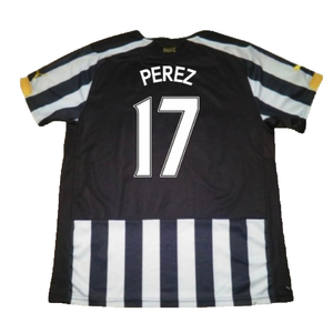 Newcastle United 2014-15 Home Shirt (L) (Good) (Perez 17)_1