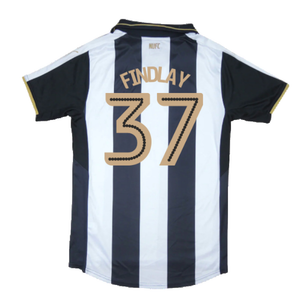 Newcastle United 2016-17 Sponsorless Home Shirt (M) (Excellent) (Findlay 37)_1