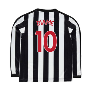 Newcastle United 2017-18 Long Sleeve Home Shirt (Sponserless) (L) (Diame 10) (Very Good)_1