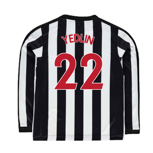 Newcastle United 2017-18 Long Sleeve Home Shirt (Sponserless) (L) (Yedlin 22) (Very Good)_1