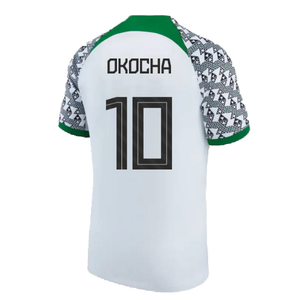 Nigeria 2021-2023 Away Shirt (L) (OKOCHA 10) (Excellent)_1