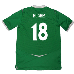 Northern Ireland 2008-09 Home Shirt (XL) (Good) (Hughes 18)_1