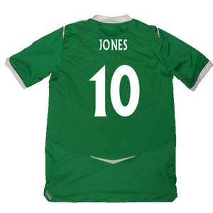 Northern Ireland 2008-09 Home Shirt (XL) (Good) (Jones 10)_1